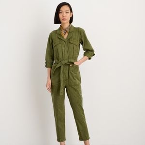 Alex Mill Expedition Jumpsuit in Army Olive, Size Small